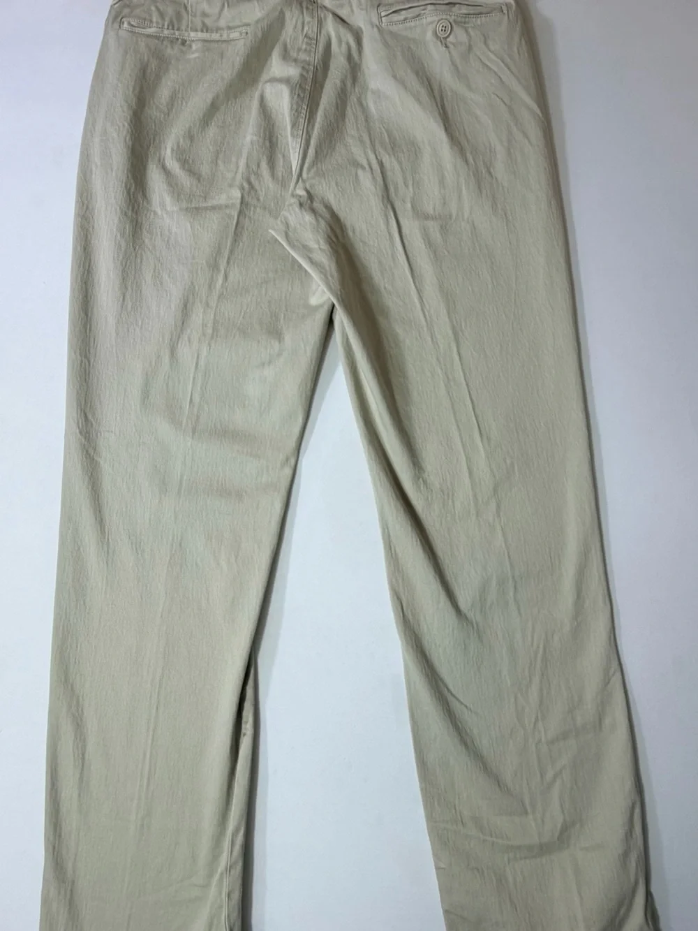 J.Crew 770 Straight Fit Pants Khaki Mens 34 x 32 Stretch Cotton Chinos